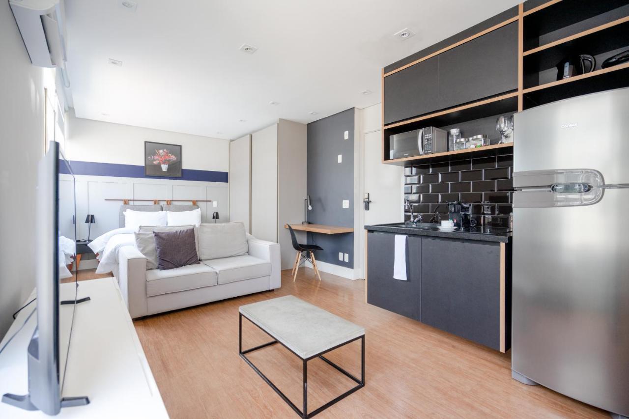 Ap Com Academia, Piscina E Sauna No Predio, Proximo A Faria Lima - Vila Olimpia Appartement São Paulo Buitenkant foto