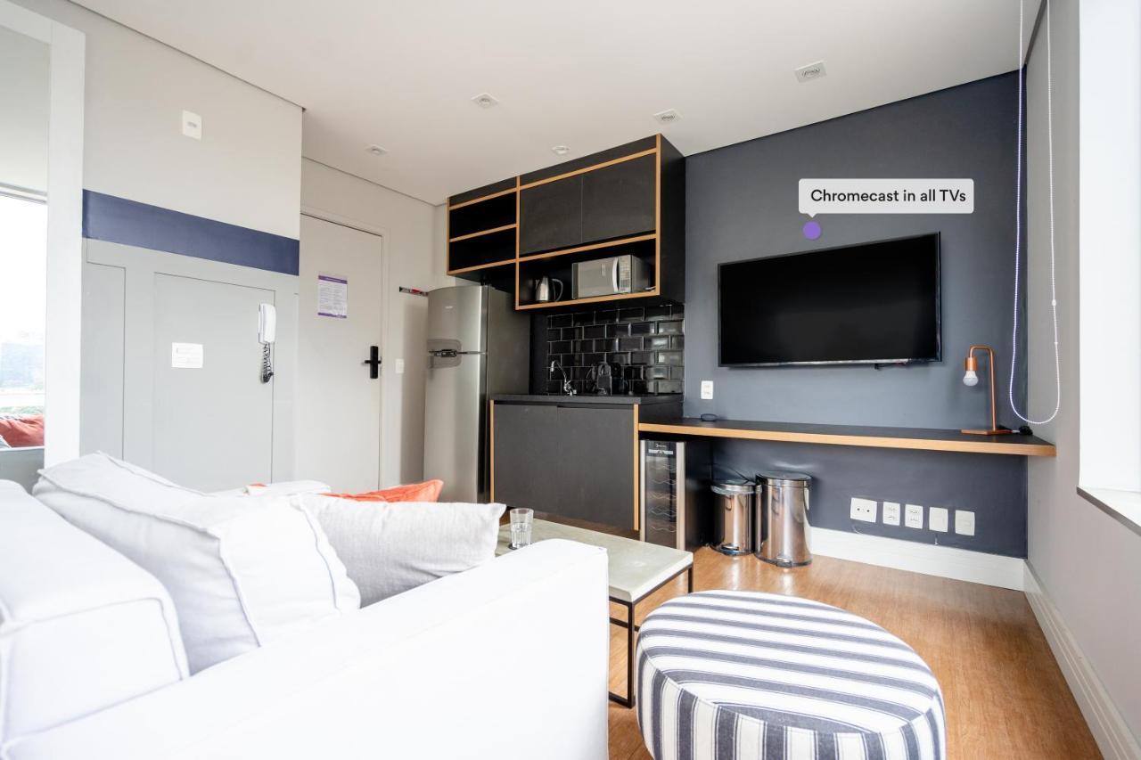 Ap Com Academia, Piscina E Sauna No Predio, Proximo A Faria Lima - Vila Olimpia Appartement São Paulo Buitenkant foto