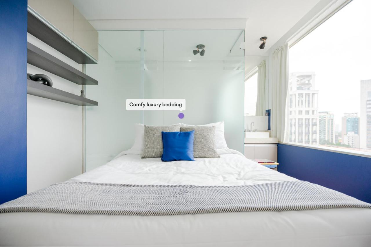 Ap Com Academia, Piscina E Sauna No Predio, Proximo A Faria Lima - Vila Olimpia Appartement São Paulo Buitenkant foto