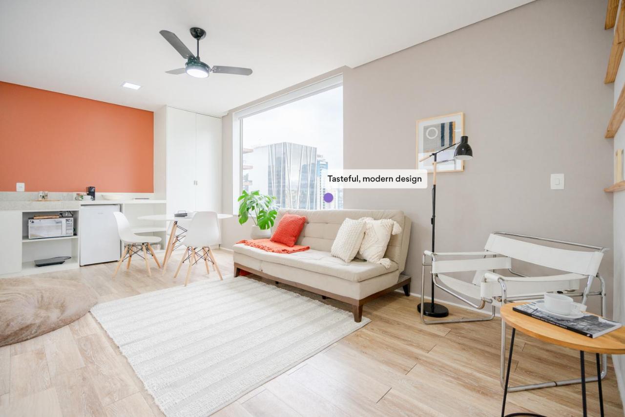 Ap Com Academia, Piscina E Sauna No Predio, Proximo A Faria Lima - Vila Olimpia Appartement São Paulo Buitenkant foto