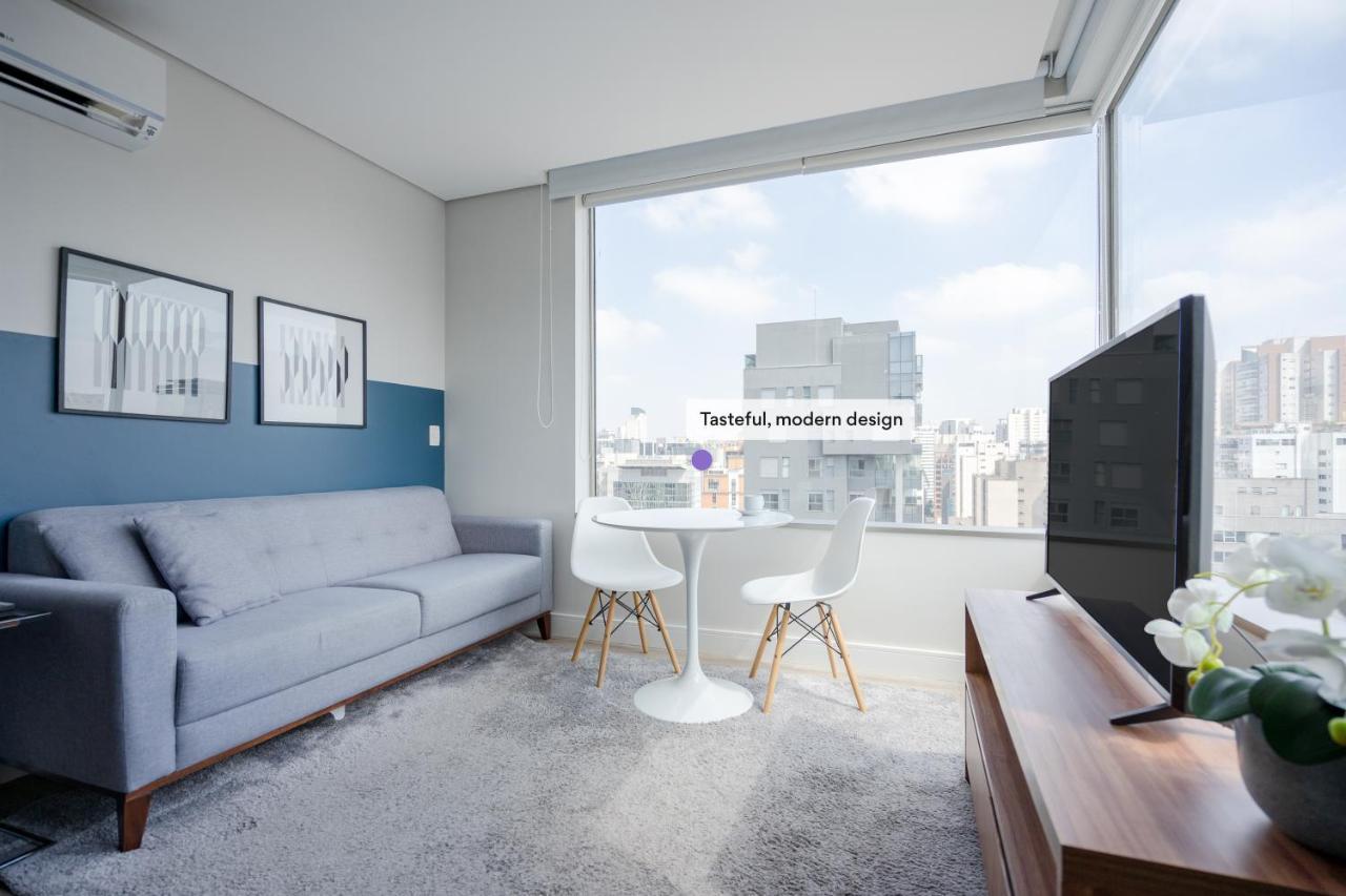 Ap Com Academia, Piscina E Sauna No Predio, Proximo A Faria Lima - Vila Olimpia Appartement São Paulo Buitenkant foto