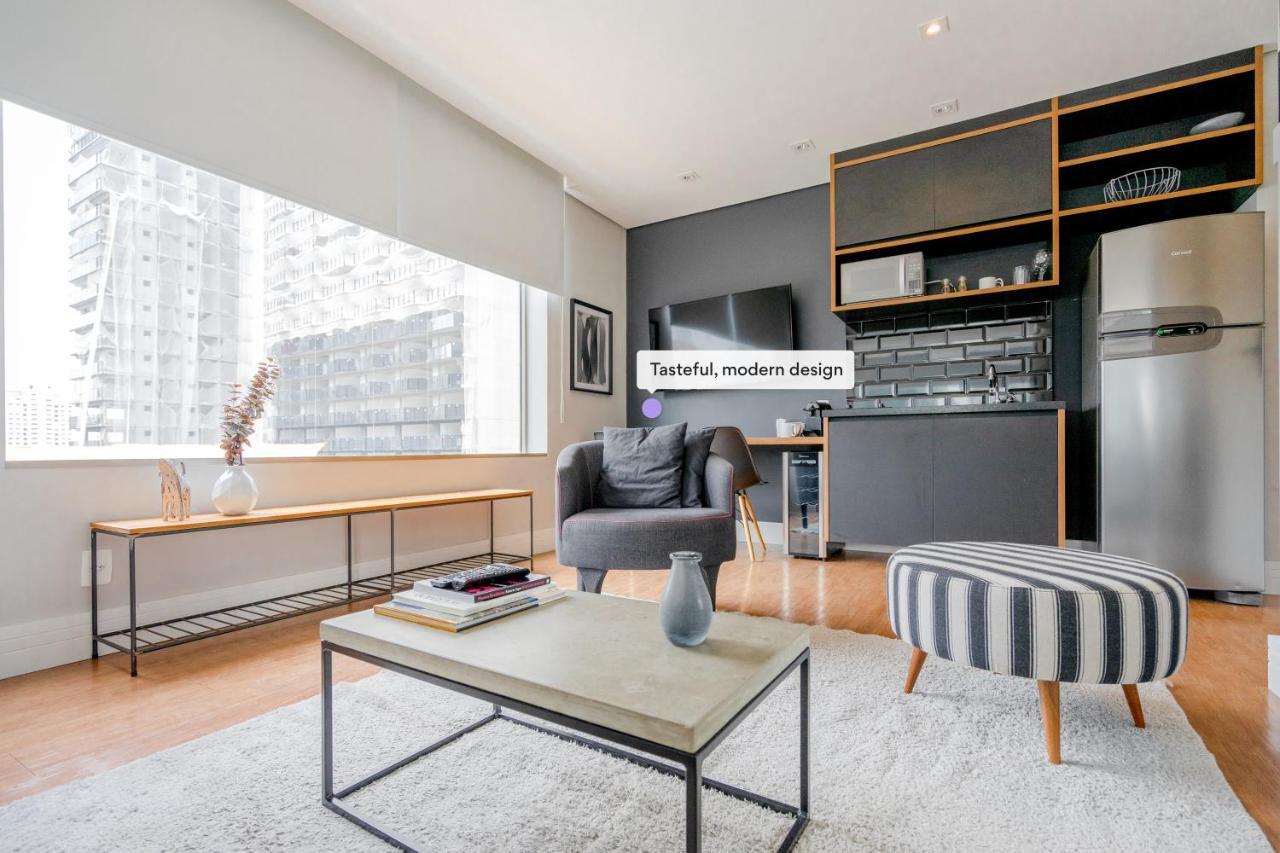 Ap Com Academia, Piscina E Sauna No Predio, Proximo A Faria Lima - Vila Olimpia Appartement São Paulo Buitenkant foto